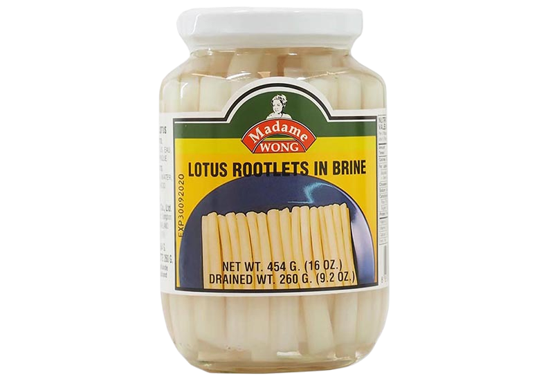 Lotus Rootless In Brine 454g Madame Wong Brand