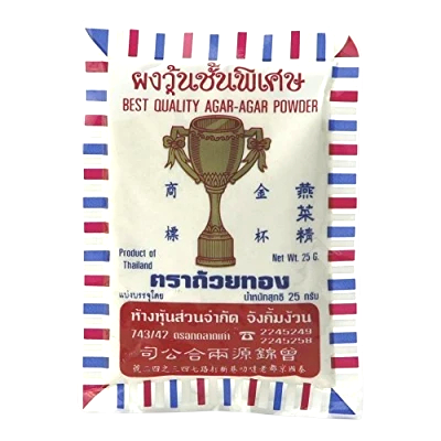 White Agar Agar Powder Gold Cup 25g