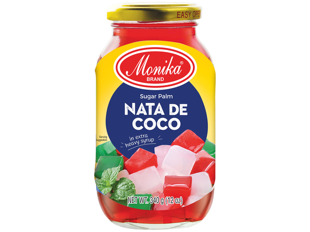 Red Nata De Coco 340g  (Monika Brand)