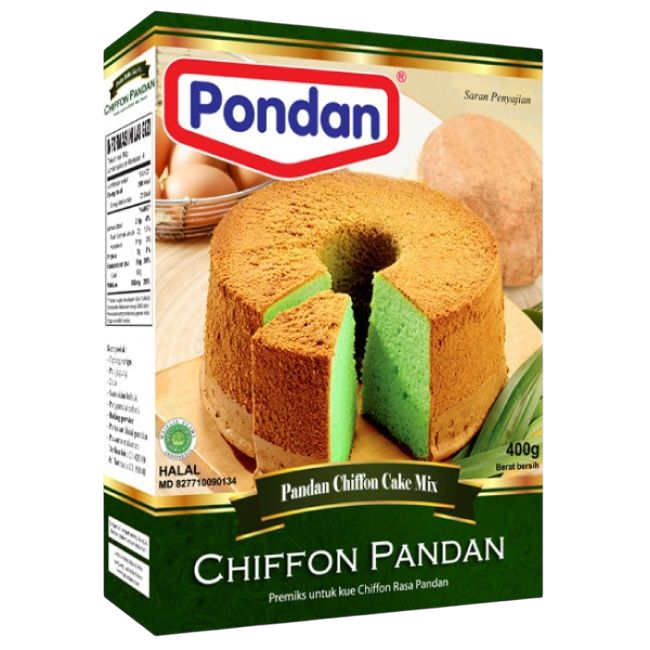 Pondon Chiffon Pandan Cake mix 400g