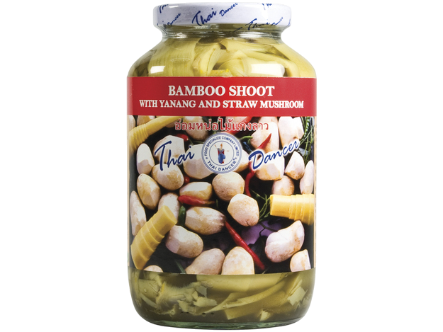 Bamboo Shoots Yanang & Straw Mushroom 680g (Thai Dancer Brand)