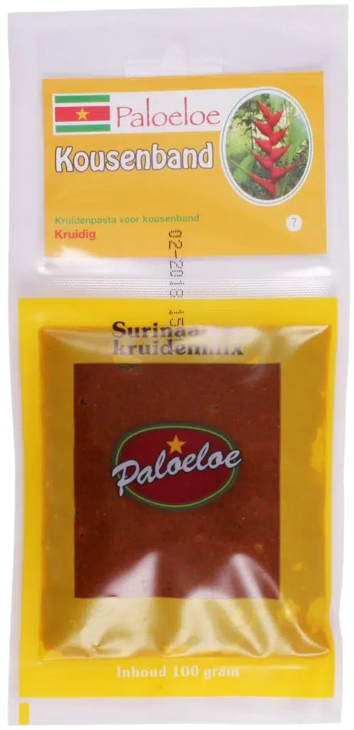 Paloeloe Surinaamse kruidenmix kousenband 100g (1)