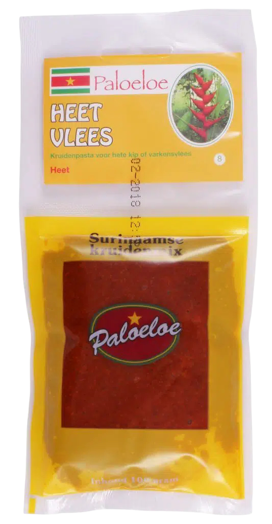 Paloeloe Surinaamse kruidenmix heet vlees 100g