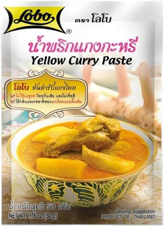 Yellow Curry Paste 50g Lobo (1)