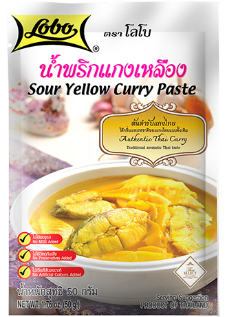 Lobo Sour Yellow Curry paste 50g
