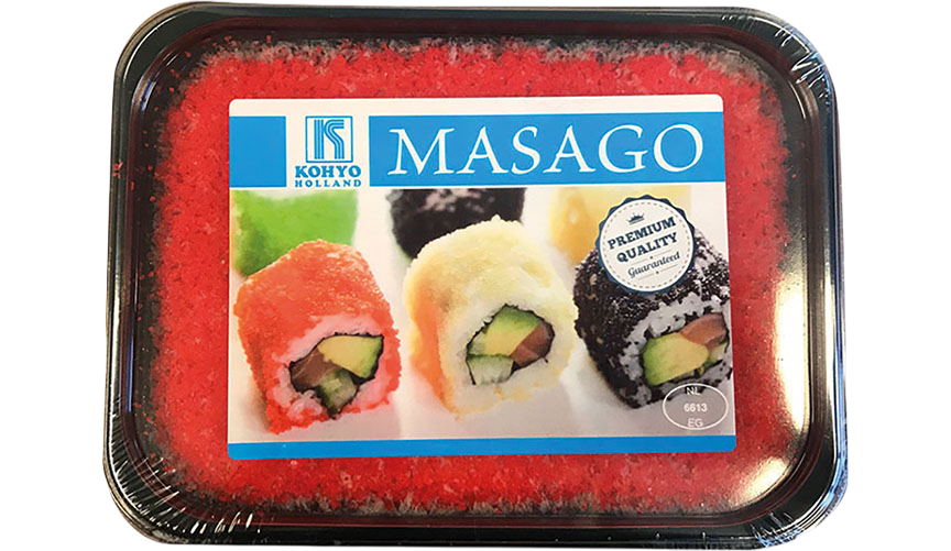 Sushi Kaviaar Kuit Masago Red