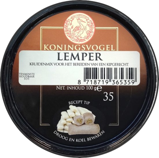 KONINGSVOGEL LEMPER MIX 100 gr