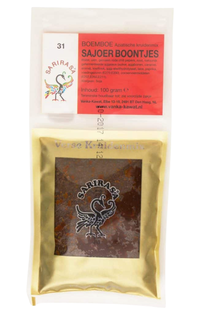 Sarirasa Boemboe Sajoer Boontjes 100g