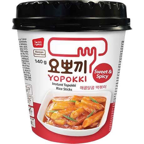 YOPOKKI  Instant Topokki Sweet & Spicy 140g