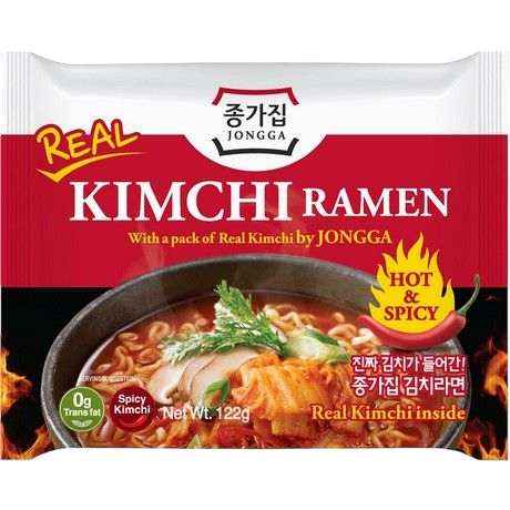 JONGGA  Instant Noodles Kimchi Ramen 122g