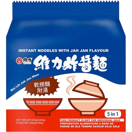 WEI LIH  Instant Noodle Jah Jan Mien 5-Pack