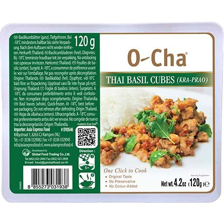 O-Cha Thai Basil Cubes (Kra-Prao) 120g