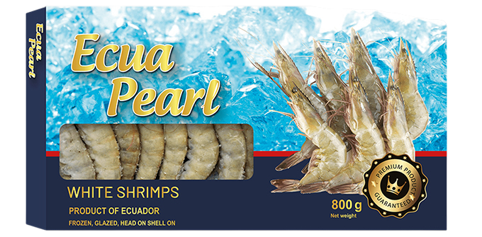 Vannamei shrimps Ecuador HOSO 20_30 800g 