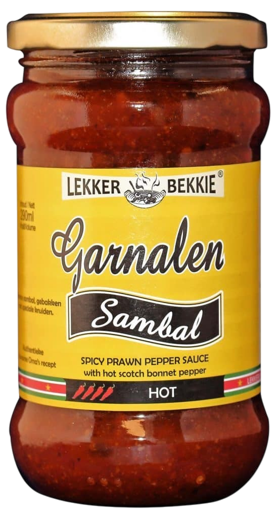 Sambal Garnalen 290ml (LEKKER-BEKKIE Brand)
