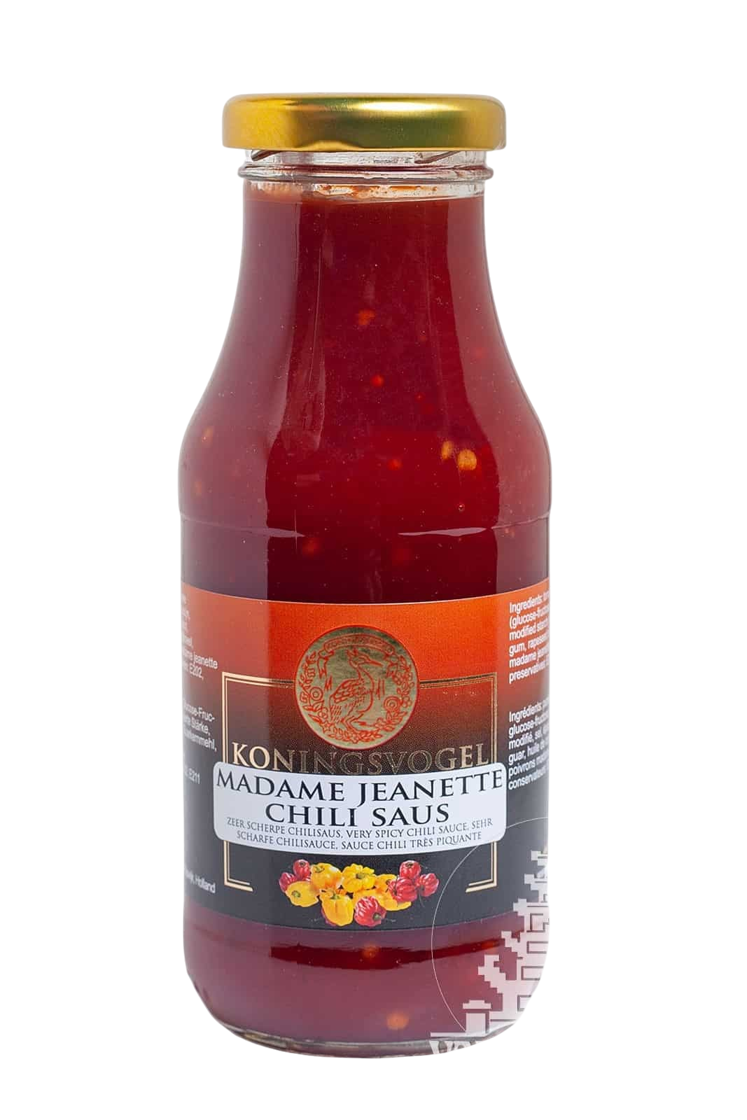 KONINGSVOGEL Madame Jeanette Chili saus (300 gr.)