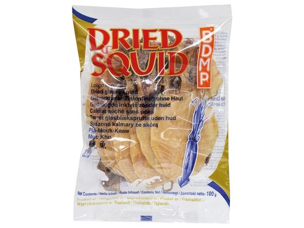 Dried Skinless Squid 100g (BDMP Brand) (1)